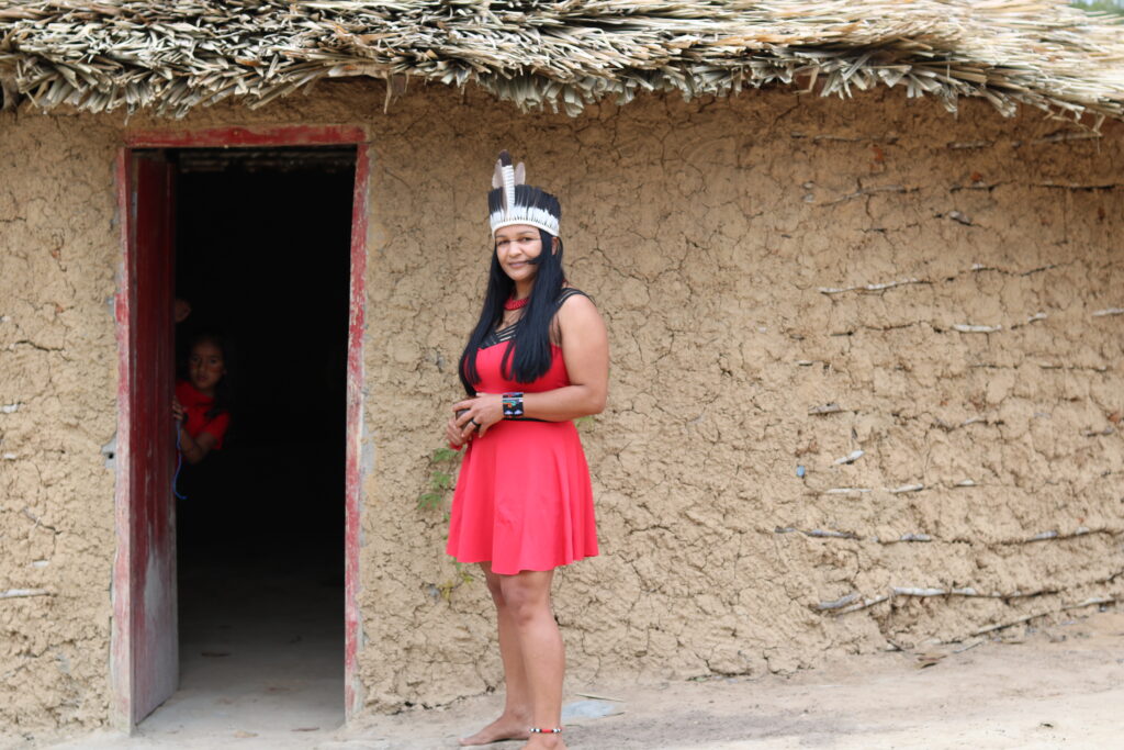 Hildete Tapuya durante a realização do II Congresso Universitário da UNEB. Foto: Jornalismo UNEB-Seabra